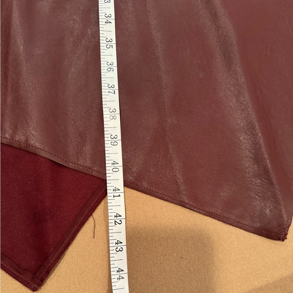 BCBG MaxAzria Brown Faux Leather Dress - Size XX-Small - Picture 13 of 13